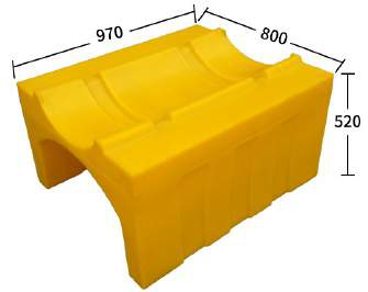 Штабелер для бочек пластиковый 970x800x520 мм. HealthRun SCP-Z1